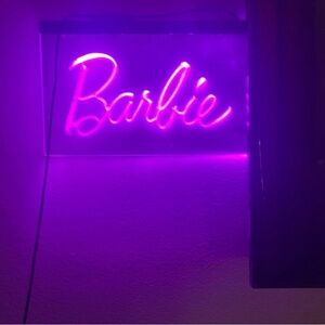 Barbiecore Barbie NEON light dimmer decor